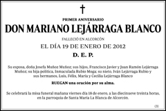 Mariano Lejárraga Blanco